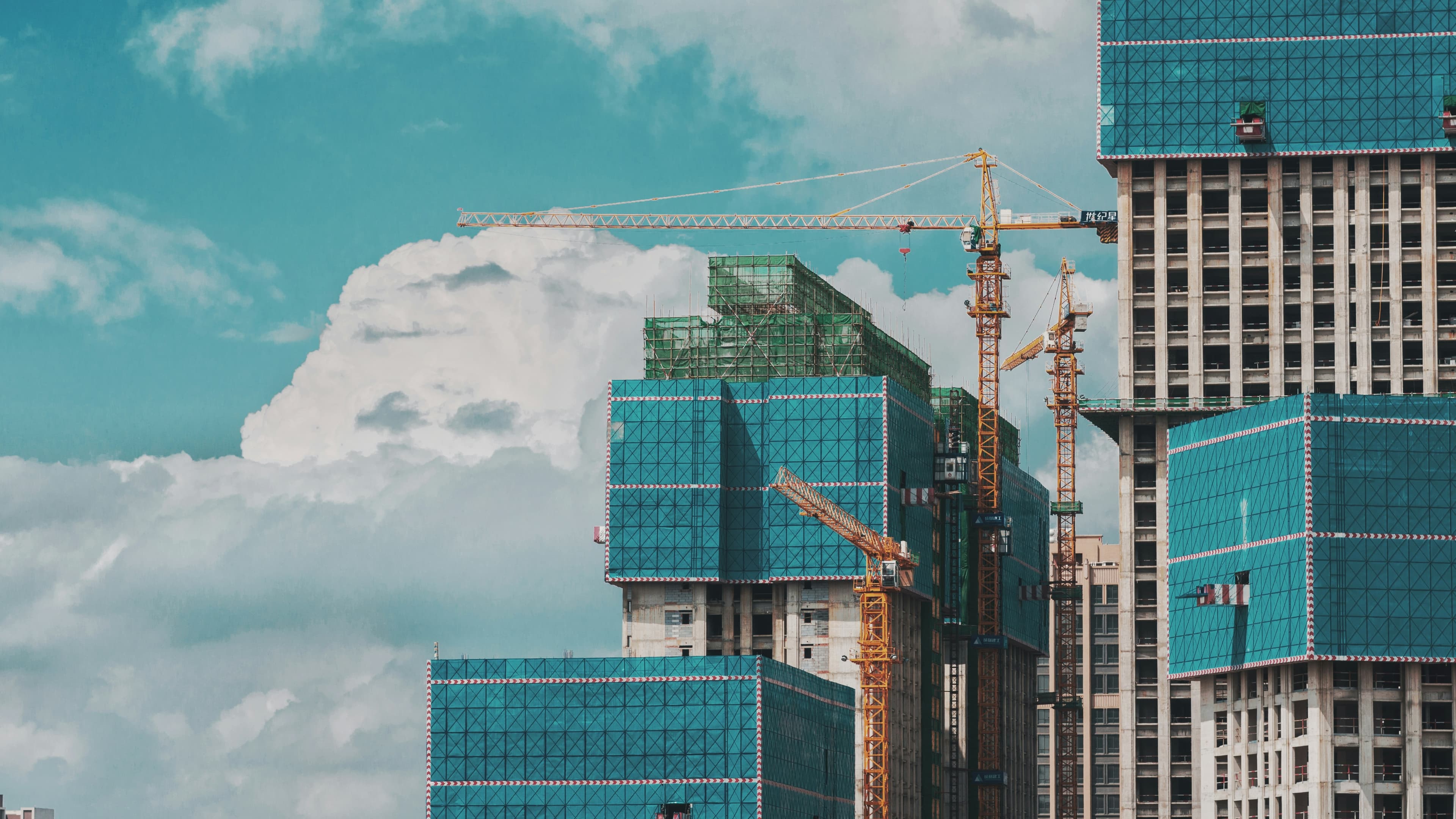 Construction skyline across the Greater Toronto Area